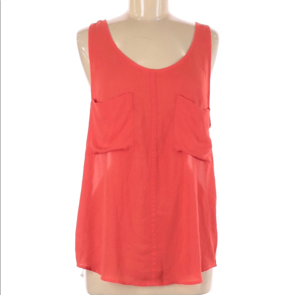 BB Dakota Pocketed Tank Blouse